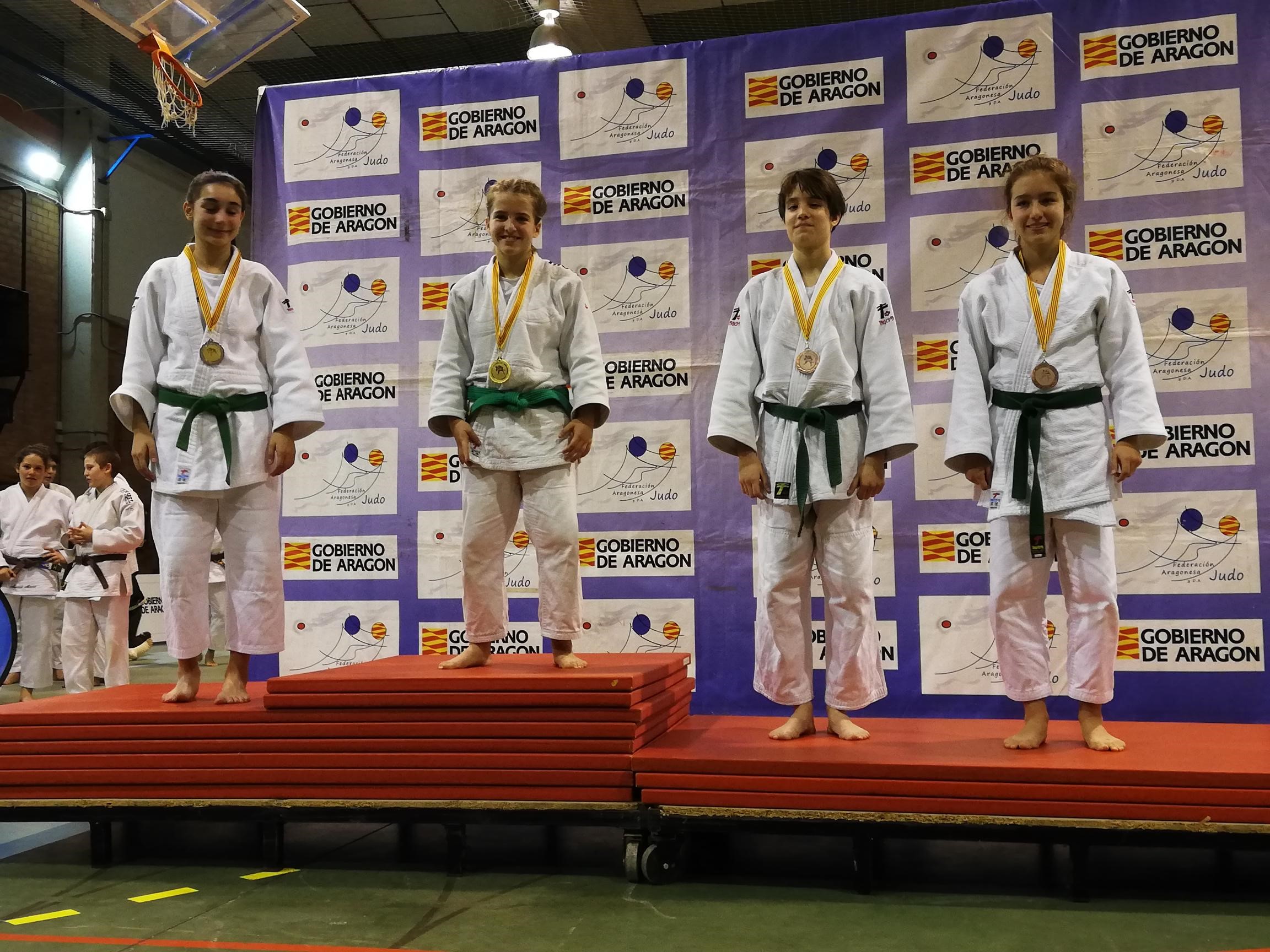 5 MEDALLAS para los Navarros en la Copa Aragón Infantil y Cadete de Judo 17-11-18